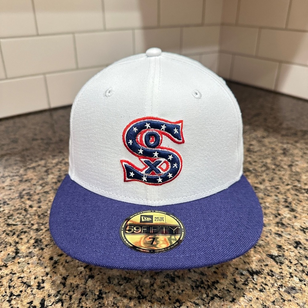 Chicago White Sox New Era 59FIFTY Cooperstown Collection Hat Size 7 New